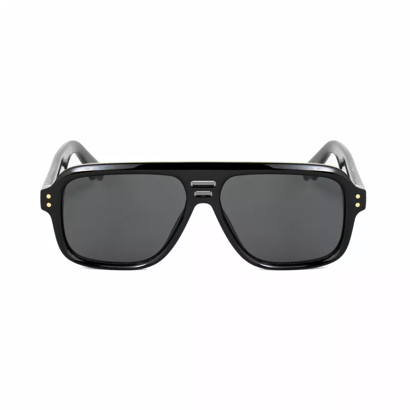 BOBROFF Men's Sunglasses BFG0019-C1 Black Frame Grey Lens UV400 56-19-148