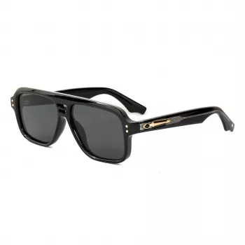 BOBROFF Men's Sunglasses BFG0019-C1 Black Frame Grey Lens UV400 56-19-148
