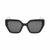 BOBROFF Women BFG0009-C1 Sunglasses (52/19/142 mm) Black/Grey