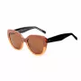 BOBROFF Women's Sunglasses BFG0001-C4P - Rectangular Plastic Frame, UV400 Grey Polycarbonate Lenses, 54/20/149 mm