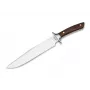 Böker Arbolito Toro GX ACX 390 Fixed Blade Knife with Guayacan Wood Handle and Leather Sheath