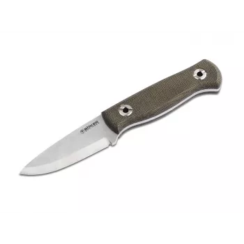 Böker Solingen Vigtig vs. Wild Fixed Blade Knife, 12C27, G10, Black, 105mm