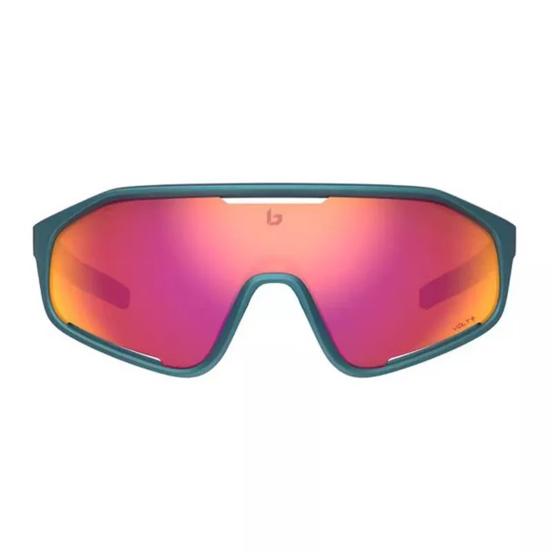 Bolle BS010009 Unisex Sport Sunglasses - Black Nylon Frame, Grey Polycarbonate Lenses, UV400 Protection