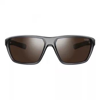 BOLLE BS045002-S Unisex Sport Sunglasses - Matte Black Frame, Grey Tint Lens, 63/15/130 mm