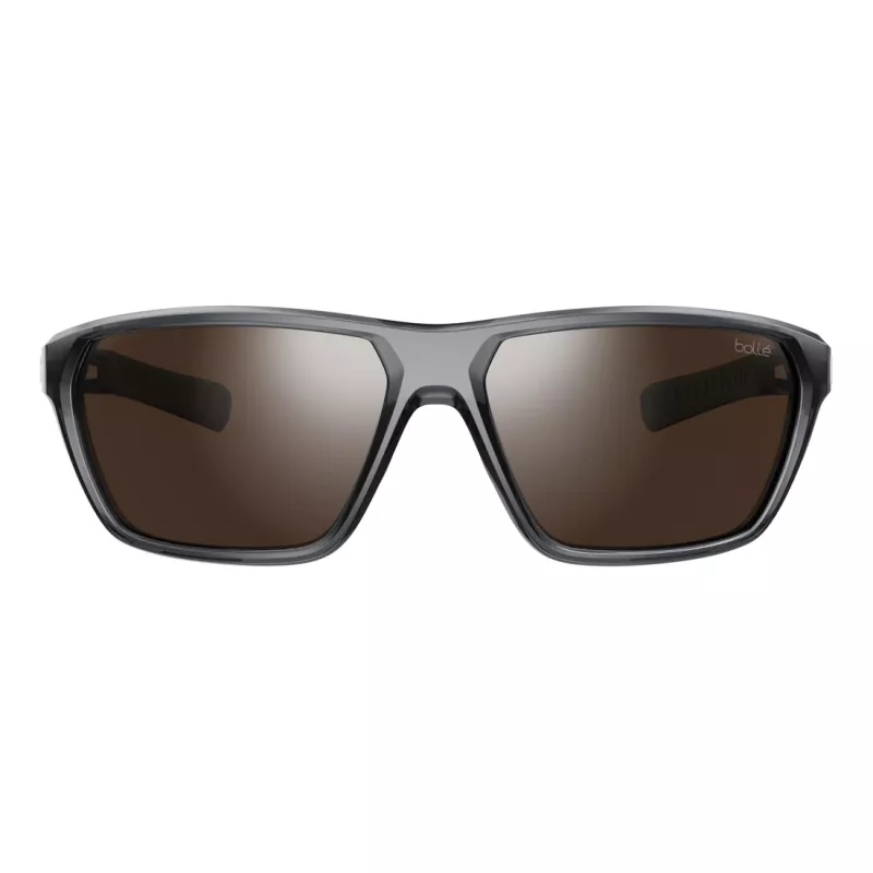 BOLLE BS045002-S Unisex Sport Sunglasses - Matte Black Frame, Grey Tint Lens, 63/15/130 mm