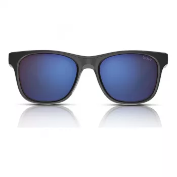 Bolle BS051006-S Phantom Sunglasses - Unisex Sport Wrap-Around, Photochromic Polarized NXT Lenses, Matte Black Frame