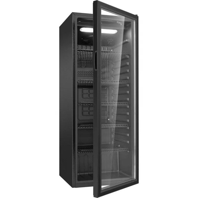Bomann KSG 7292 Glass Door Refrigerator 143cm White
