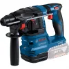 Bosch 18V Professional Set Rotary Hammer GBH 18V-22 + Drill Driver GSR 18V-45 - (blue/black, 2x Li-Ion Battery 4.0Ah, Hammer Drill Bit and Bit Set, Tool Bag) (0615V0003D)