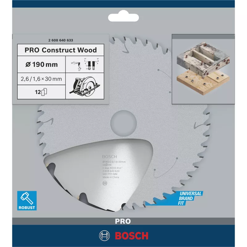 Bosch 2608640633 Expert for Wood Circular Saw Blade 305 mm 60 Teeth