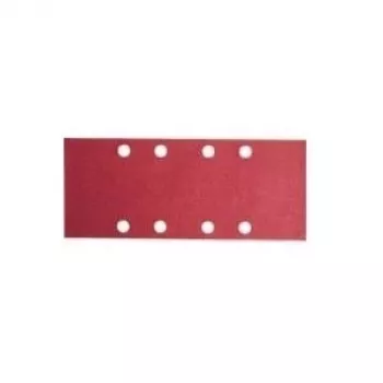 Bosch 2609256A82 10-Piece Sanding Sheets 186x93 mm Grit 60/80/120 Red Wood and Paint