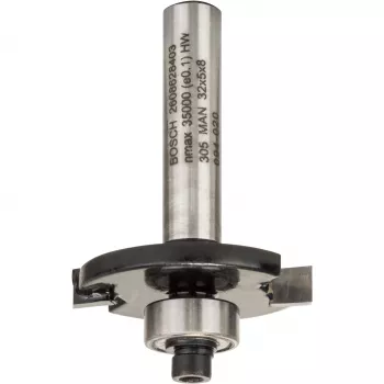 Bosch Accessories 2608628403 Carbide Groove Router Bit, 32 mm Cutting Diameter, 8 mm Shank, 51 mm Length
