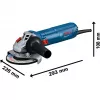 Bosch Angle Grinder GWS 12-125 Professional + Diamond Cutting Disc Blue 1,200 W (06013A6102)