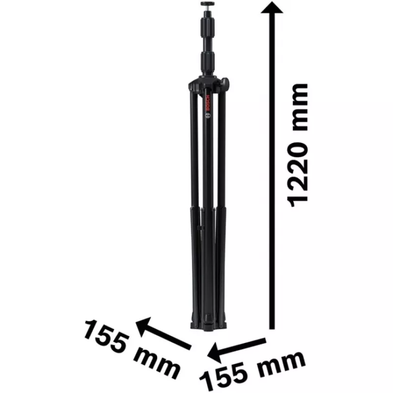 Bosch Construction Light Stand GLT 300-40 Professional (Black, 5/8 inch Thread M10) 06188000MT