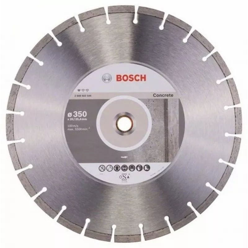 BOSCH Diamond Cutting Disc 350x25.4 mm Segmented for Concrete