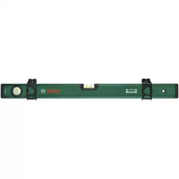 Bosch DIY Spirit Level 60 cm with Marking Slider, V-Groove & Flat Milled Base – Green