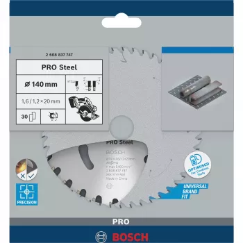 Bosch Expert for Wood Circular Saw Blade 140 x 20 mm, 30 Teeth, TCT, ATB, for Handheld Saws 2608837747