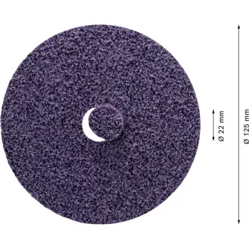 Bosch Expert HD SCM N477 Surface Conditioning Disc, 125 mm, Extra Coarse, for Stainless Steel, Non-Ferrous Metal, Steel Plates, Paint on Wood