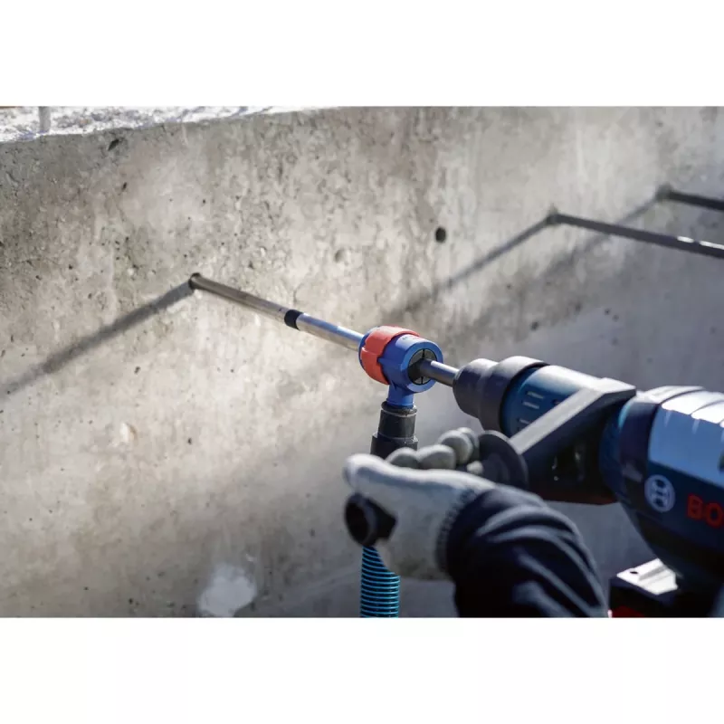 Bosch EXPERT SDS Clean plus-8X Hammer Drill Bit Set, Ø 12 mm, Working Length 200 mm, Dust Extraction Drill with Extraction Connection