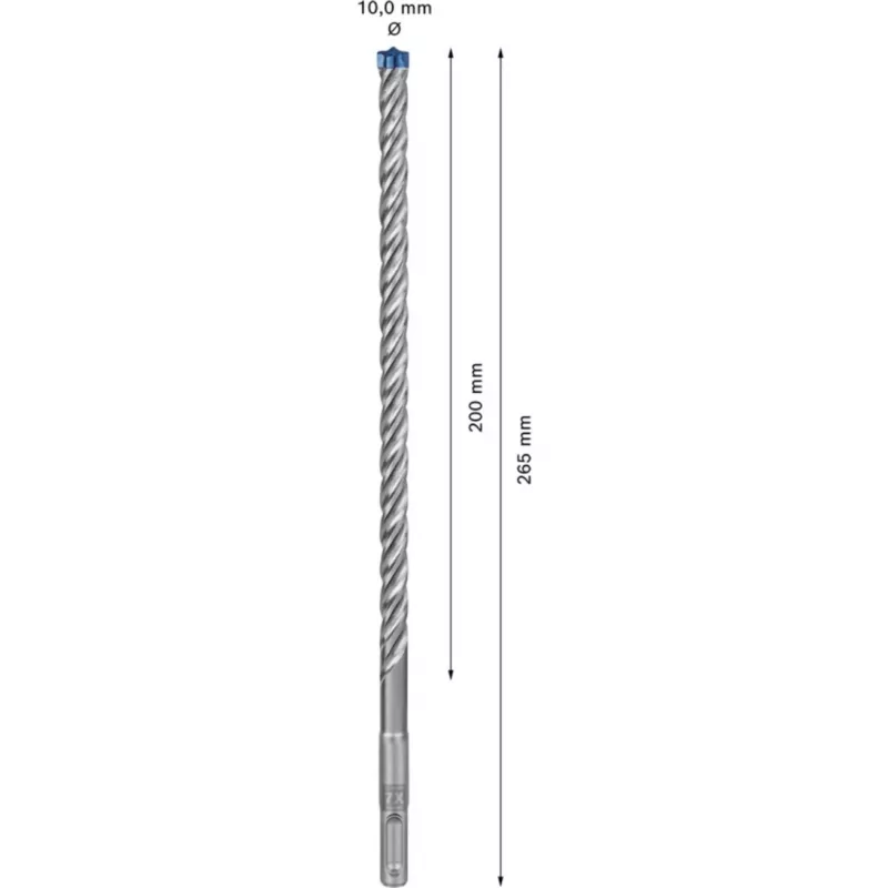 Bosch EXPERT SDS plus-7X Hammer Drill Bit Set 10 mm, 30 Pieces, 265 mm Length 2608900188