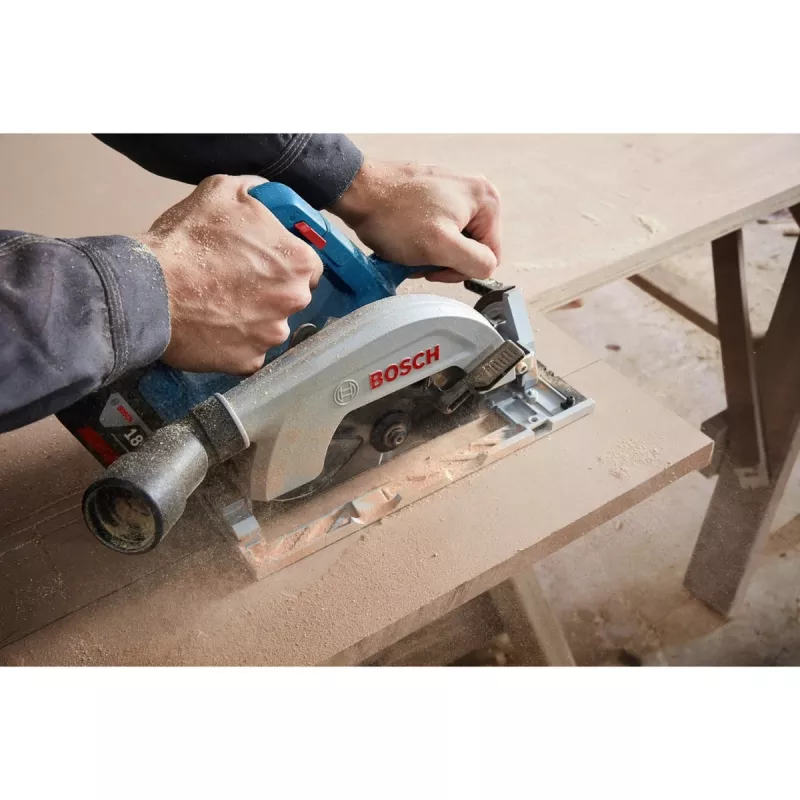 Bosch GKS 18V-57-2 Professional Cordless Circular Saw Solo (Blade 165 mm, 18 V, Brushless, in L-BOXX)