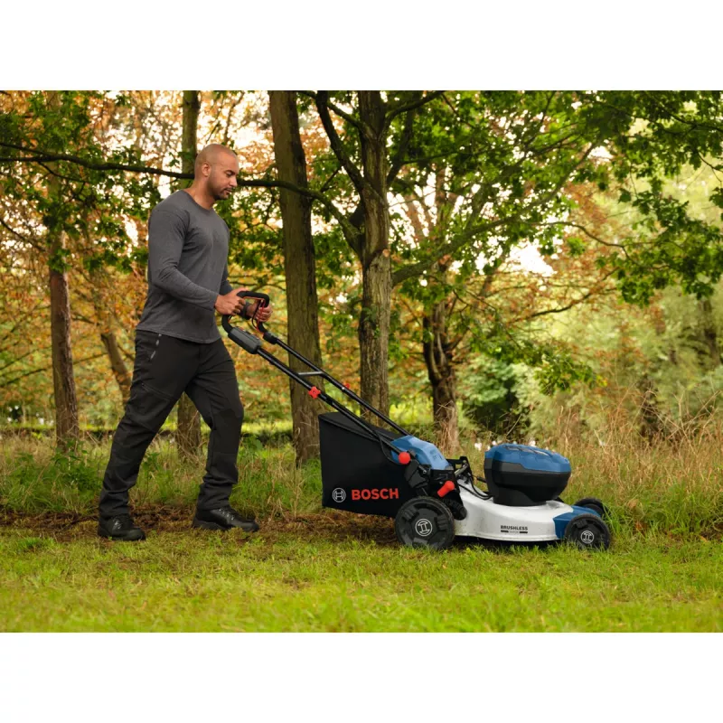 Bosch GRA 18V2-46SP Professional Solo Cordless Lawnmower, 36V (2x18V), Blue, Without Battery and Charger