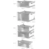 Bosch GSN36VCCG Freestanding Upright Freezer, NoFrost, 242 L, E Energy Class, Inox-look