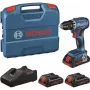 Bosch GSR 18V-45 Professional 18V Cordless Drill Driver with 3x 2.0Ah Li-Ion Batteries, 45 Nm Brushless, L-BOXX 102, Charger 0615A5002N
