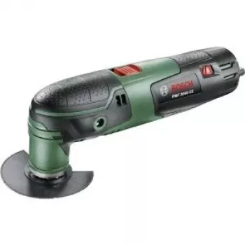 Bosch Home and Garden PMF 2000 CE 0603102003 Multifunction Tool with 10-Piece Accessory Set, 220 W, Starlock, Variable Speed