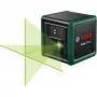 Bosch Home and Garden Quigo Green Set Cross Line Laser with Clamp, Adapter Plate and 1.1 m Aluminium Tripod 0603663CZ1