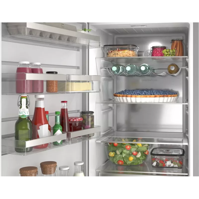 Bosch KSN36AICM Freestanding Fridge Freezer, 302L, NoFrost, Inox-look, Energy Class C