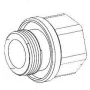 Bosch MIC Series M25 to 3/4 inch NPT Conduit Adapter (MIC-M25XNPT34)