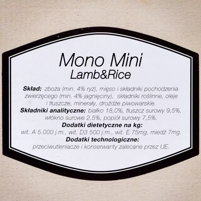 Bosch Mono Mini Lamb & Rice Semi-Moist Dog Food 0.9 kg