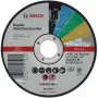 Bosch MultiConstruction Cutting Disc 115 mm, 1.0 mm Thick, 22.23 mm Bore, 80 m/s, Aluminium Oxide, Type 41, for Metal, Stone, Concrete, Brick, Tiles, Plastic, Wood 2608602384