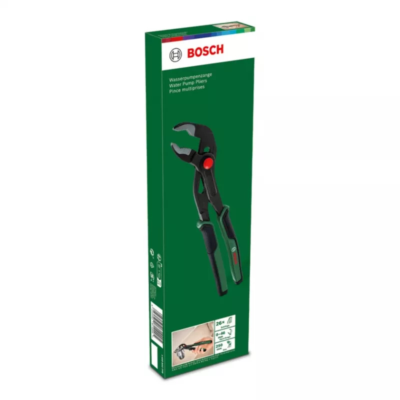 Bosch Power Tools 1600A032V9 Water Pump Pliers 250 mm (Black/Green)