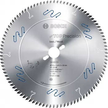 BOSCH POWERTOOLS Best for Wood Circular Saw Blade, Ø 250 mm, 40 Teeth, 30 mm Bore, for Table Saws