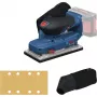 BOSCH POWERTOOLS Cordless Orbital Sander GSS 18V-18 Professional Solo, 18V (Blue/Black, without Battery and Charger, in L-BOXX)