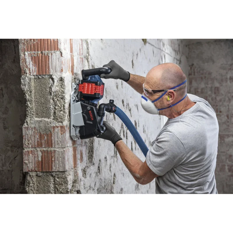 BOSCH PowerTools Cordless Wall Chaser GNF 18V-40 Professional Solo, 18 Volt (Blue/Black, without Battery and Charger, in L-BOXX)