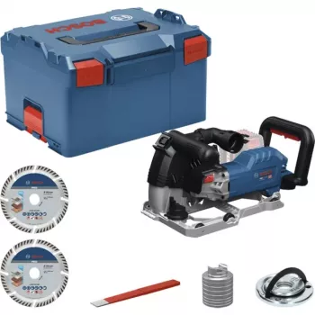 BOSCH PowerTools Cordless Wall Chaser GNF 18V-40 Professional Solo, 18 Volt (Blue/Black, without Battery and Charger, in L-BOXX)