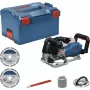 BOSCH PowerTools Cordless Wall Chaser GNF 18V-40 Professional Solo, 18 Volt (Blue/Black, without Battery and Charger, in L-BOXX)