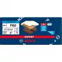 Bosch Expert M480 Net Sanding Disc 125 mm Grit 80, 50-Pack for Random Orbital Sanders