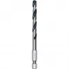 Bosch PowerTools HSS PointTeQ Hex Twist Drill Bit, 6 mm, 10 Pieces, Working Length 57 mm