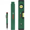 Bosch PowerTools Marking Set, 3-Piece (Green/Black) – Deep Hole Marker, Universal Marker & Carpenter's Pencil