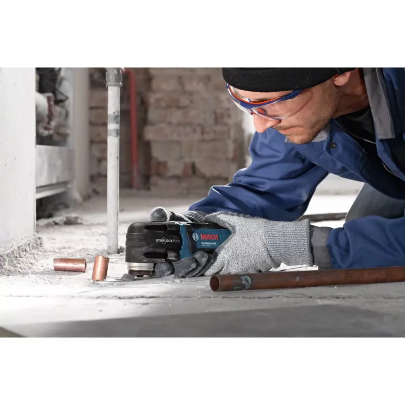 BOSCH POWERTOOLS Multi-Cutter GOP 30-28 Professional 300 W StarlockPlus Oscillating Tool with L-BOXX and Accessories (Blue/Black)