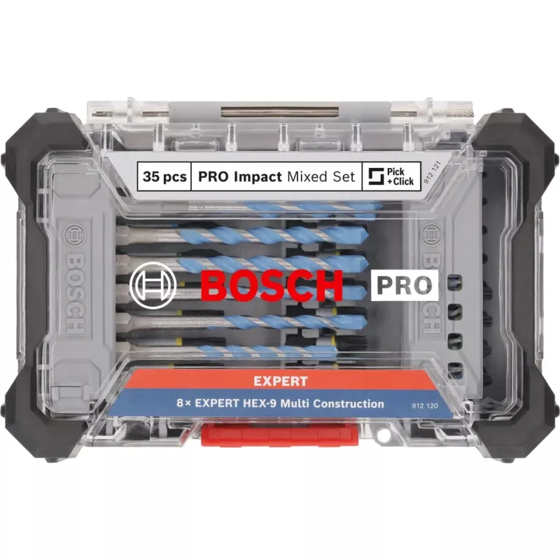 Bosch PRO Impact and Multi Set 35-Piece Screwdriver Bit Set 2608521U82