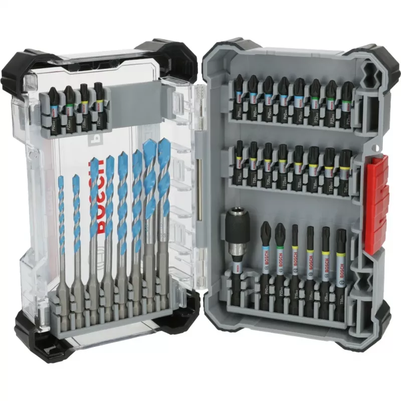 Bosch PRO Impact and Multi Set 35-Piece Screwdriver Bit Set 2608521U82