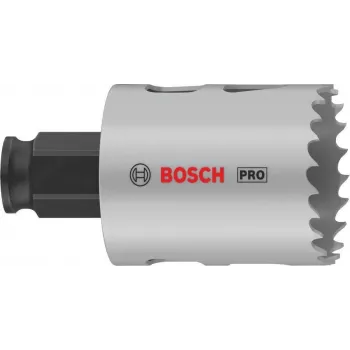 Bosch PRO MultiMaterial PC Plus 57mm Hole Saw with PowerChange, 44mm Working Length, Carbide-Tipped 2608594392