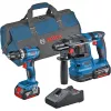 Bosch Professional 18V ProCORE Starter Set 2x4.0Ah + GAL 18V-40 Charger 0615A50039