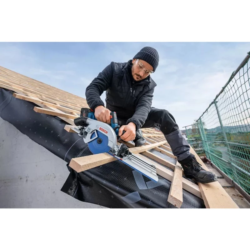 Bosch Professional FSN 300 X Guide Rail – 300 mm Aluminium Guide Rail in Silver for Circular Saws