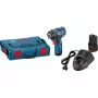 Bosch Professional GDS 12V-115 Cordless Impact Wrench with 2x 3.0Ah Li-Ion Batteries, L-BOXX