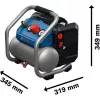 Bosch Professional GKO 18V-51 Cordless Air Compressor (Blue/Silver)
